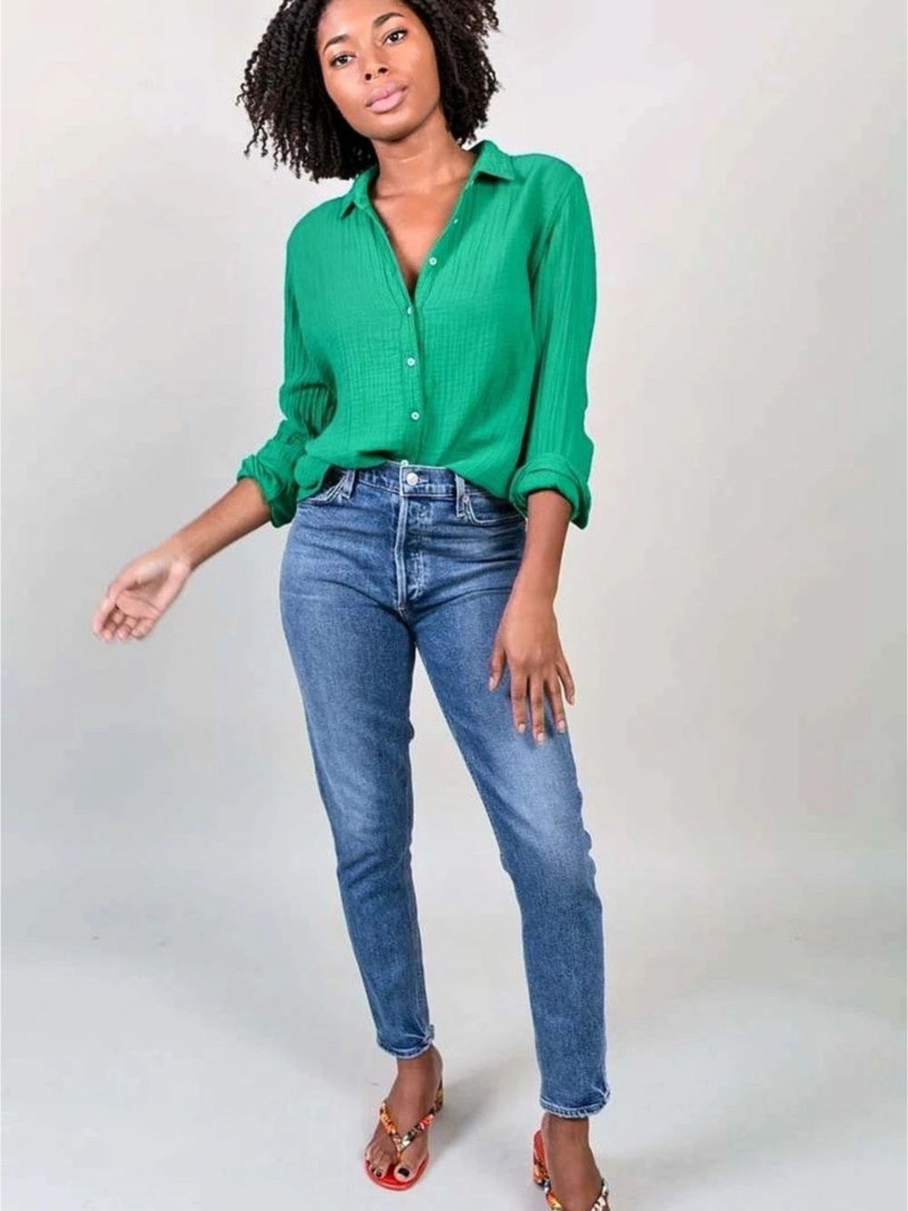 Xirena Scout Shirt Cotton Button Down A--or Green